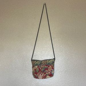 Vintage brown sugar designs tapestry purse